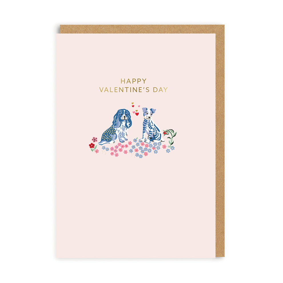 Valentine's Dogs Card