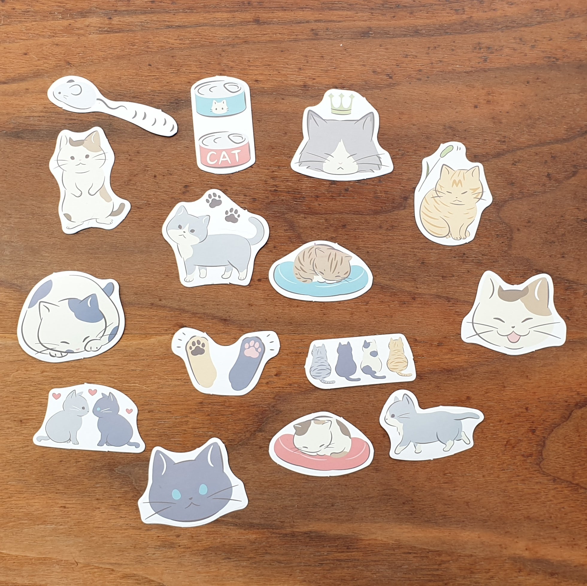 Kawaii Cats Sticker Set