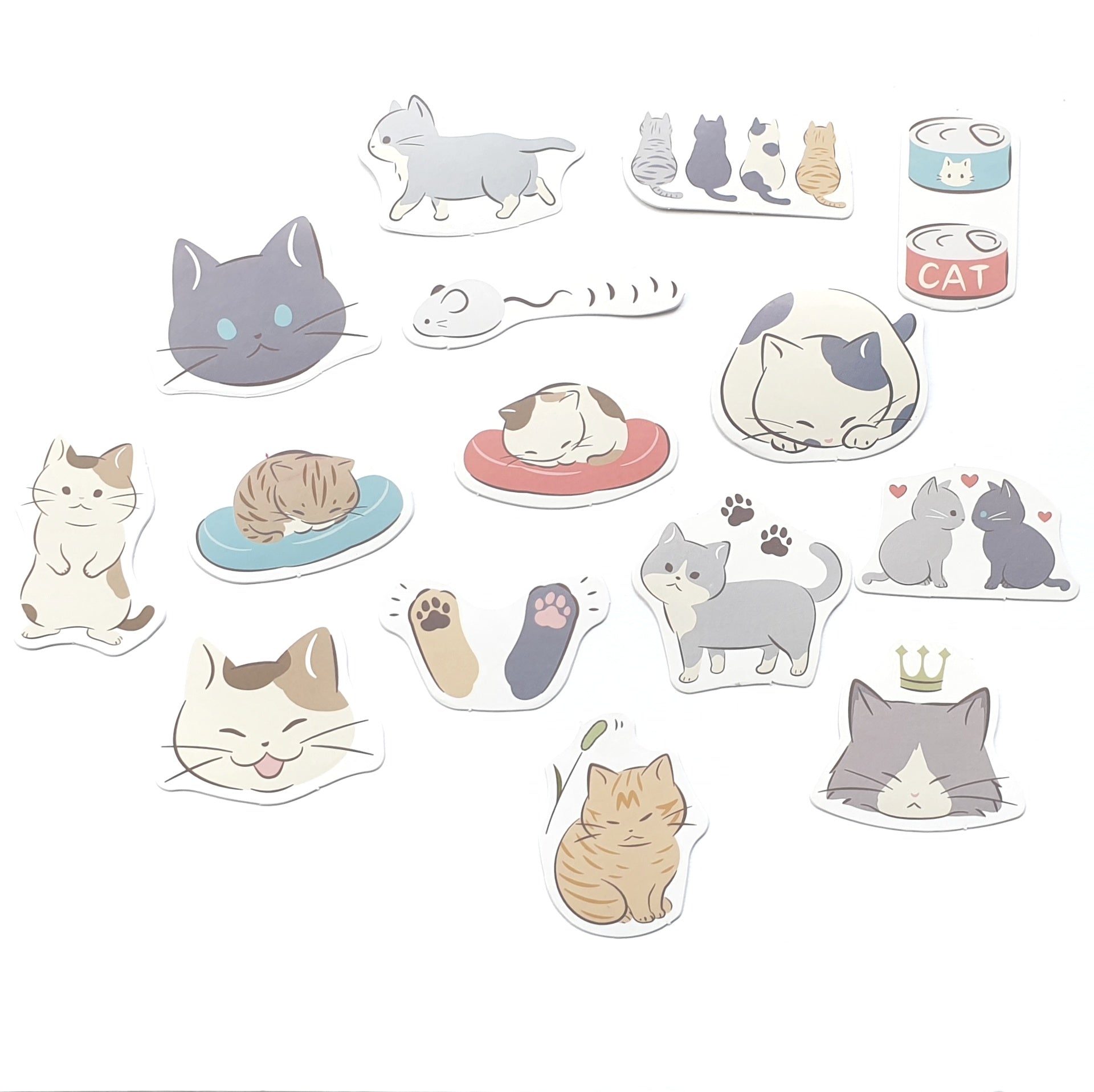 Kawaii Cats Sticker Set