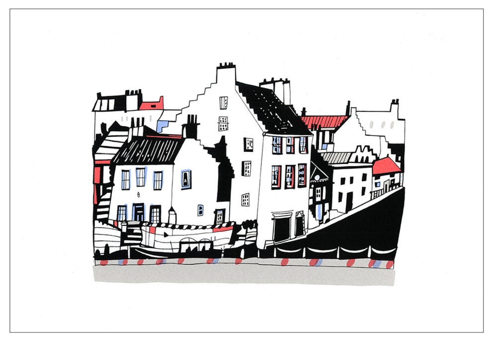 Crail Hand Pulled Screen Print