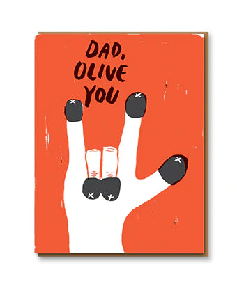 Dad, Olive You Card