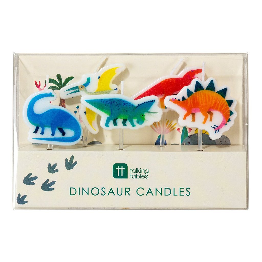 Dinosaur Shaped Birthday Candles