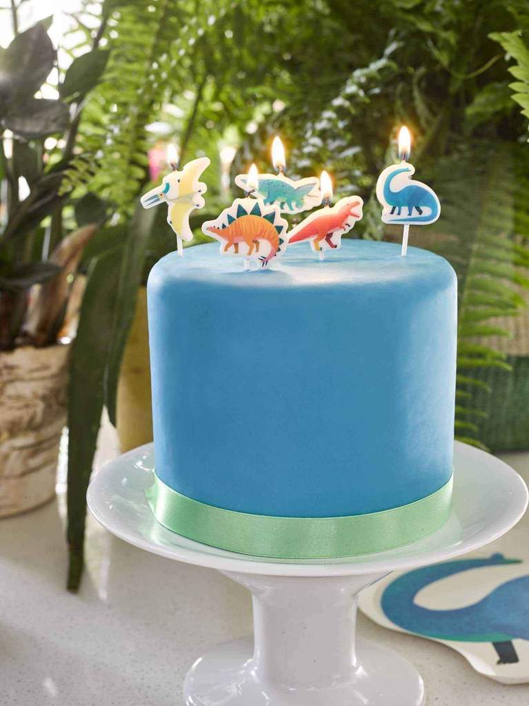Dinosaur Shaped Birthday Candles