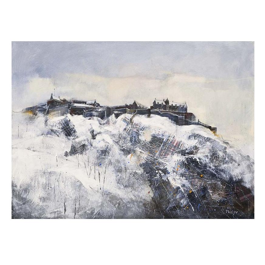 Large Edinburgh Castle Art Print