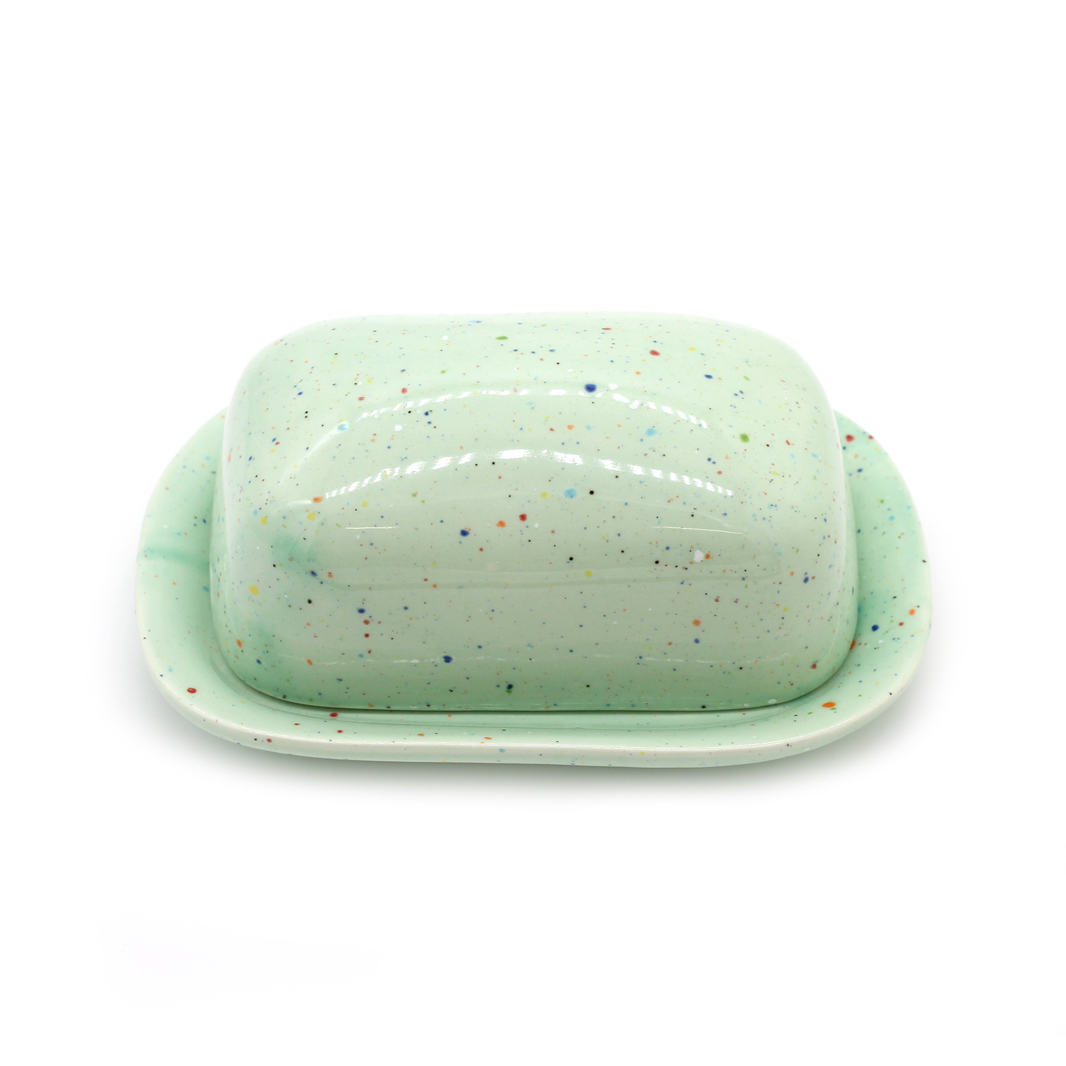 Green Party Butter Dish