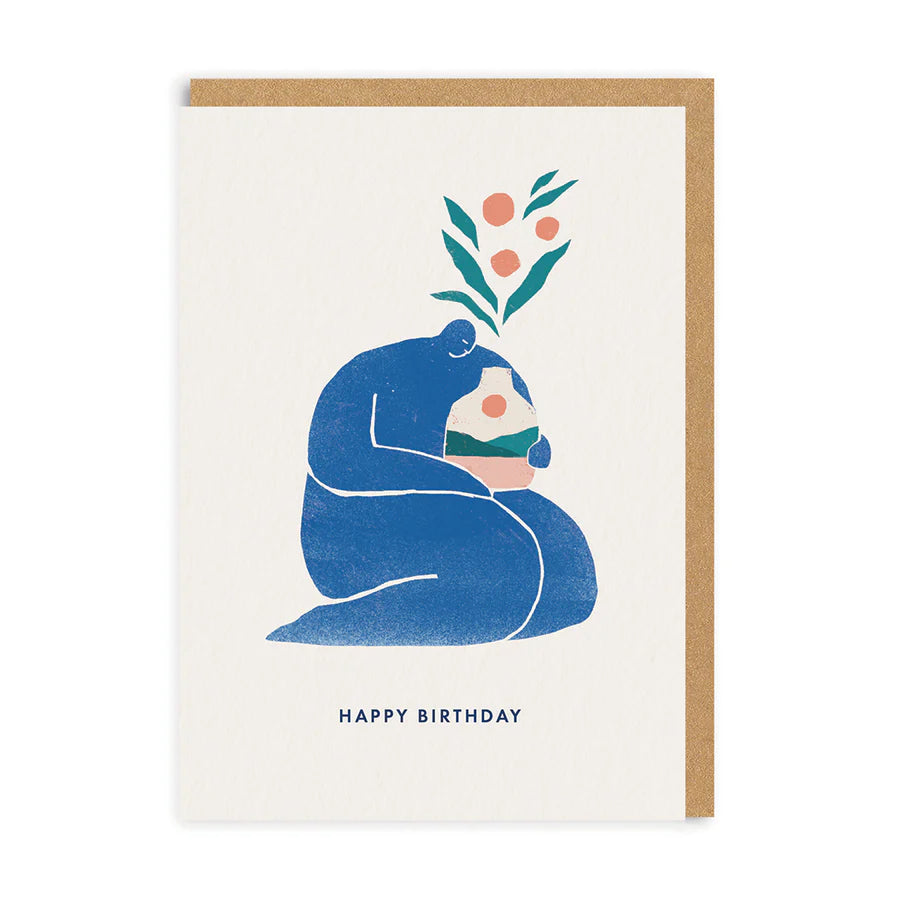 Figure Happy Birthday Card