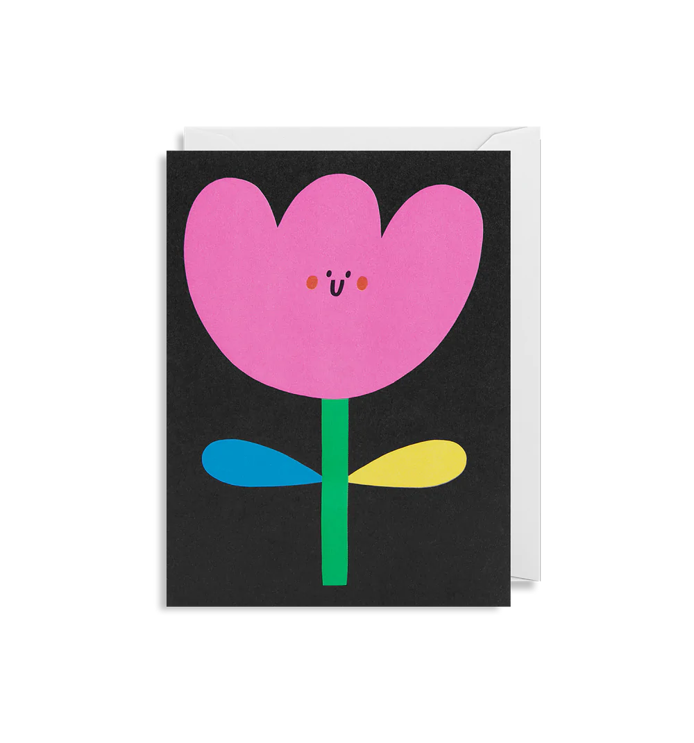 Flower Mini Blank Card