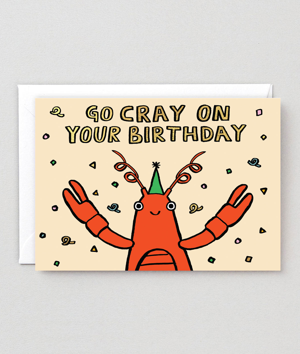 Go Cray Birthday Card