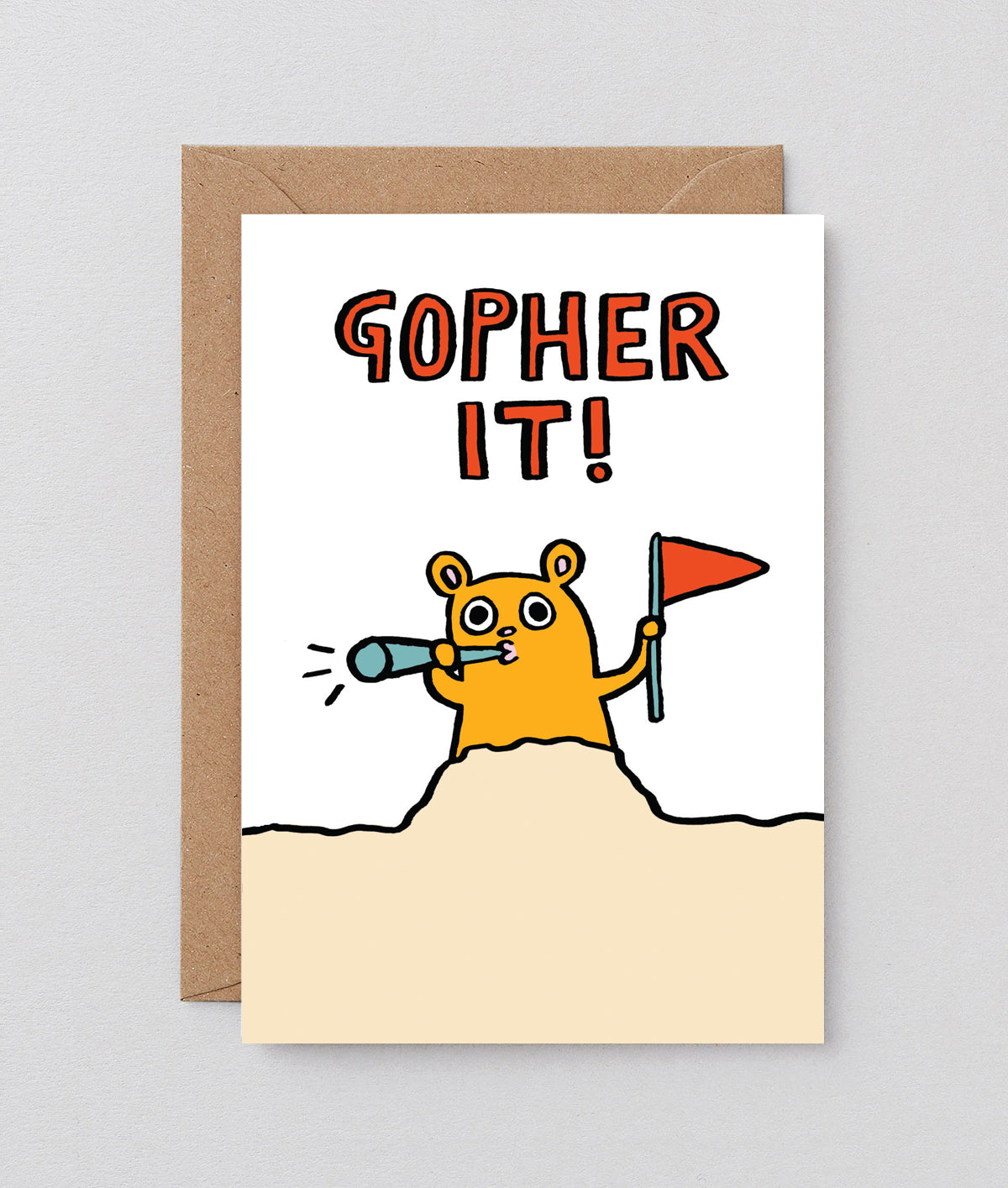 Gopher It Good Luck Card