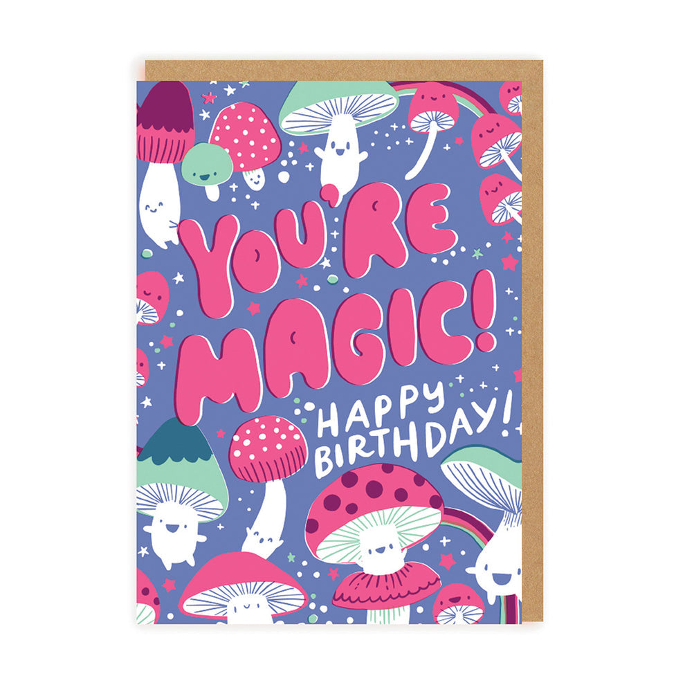 Magic Mushroom Happy Birthday Card By Ohh Deer | Curiouser