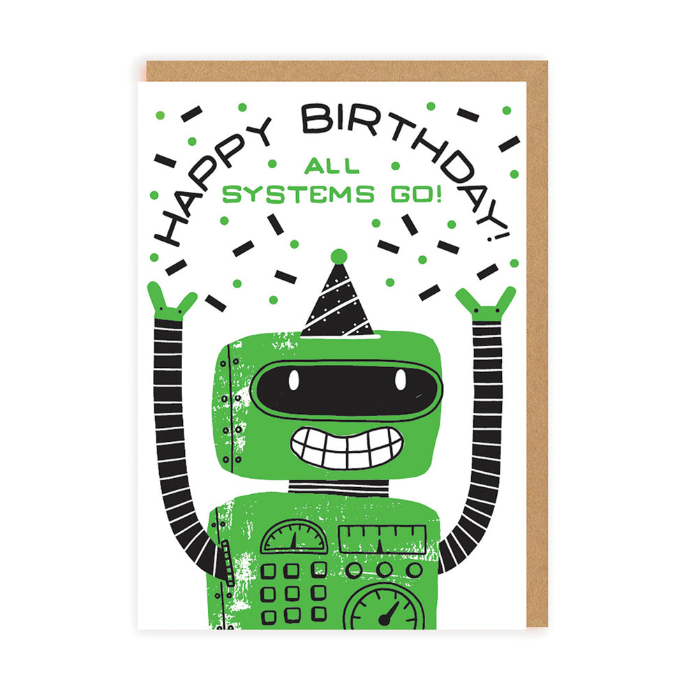 Happy Birthday All Systems Go Card
