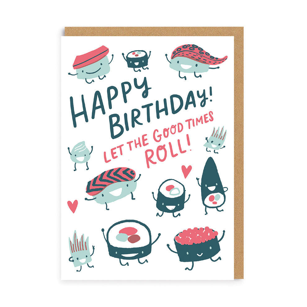 Sushi Happy Birthday Card By Ohh Deer | Curiouser