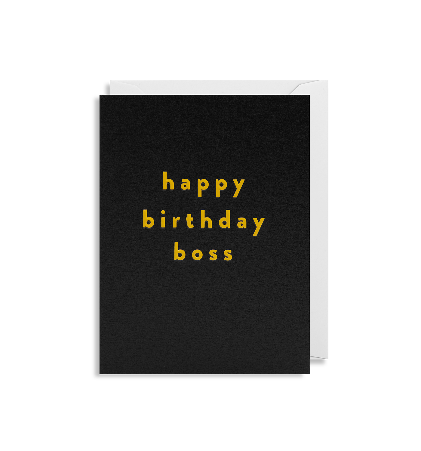 Happy Birthday Boss Mini Card
