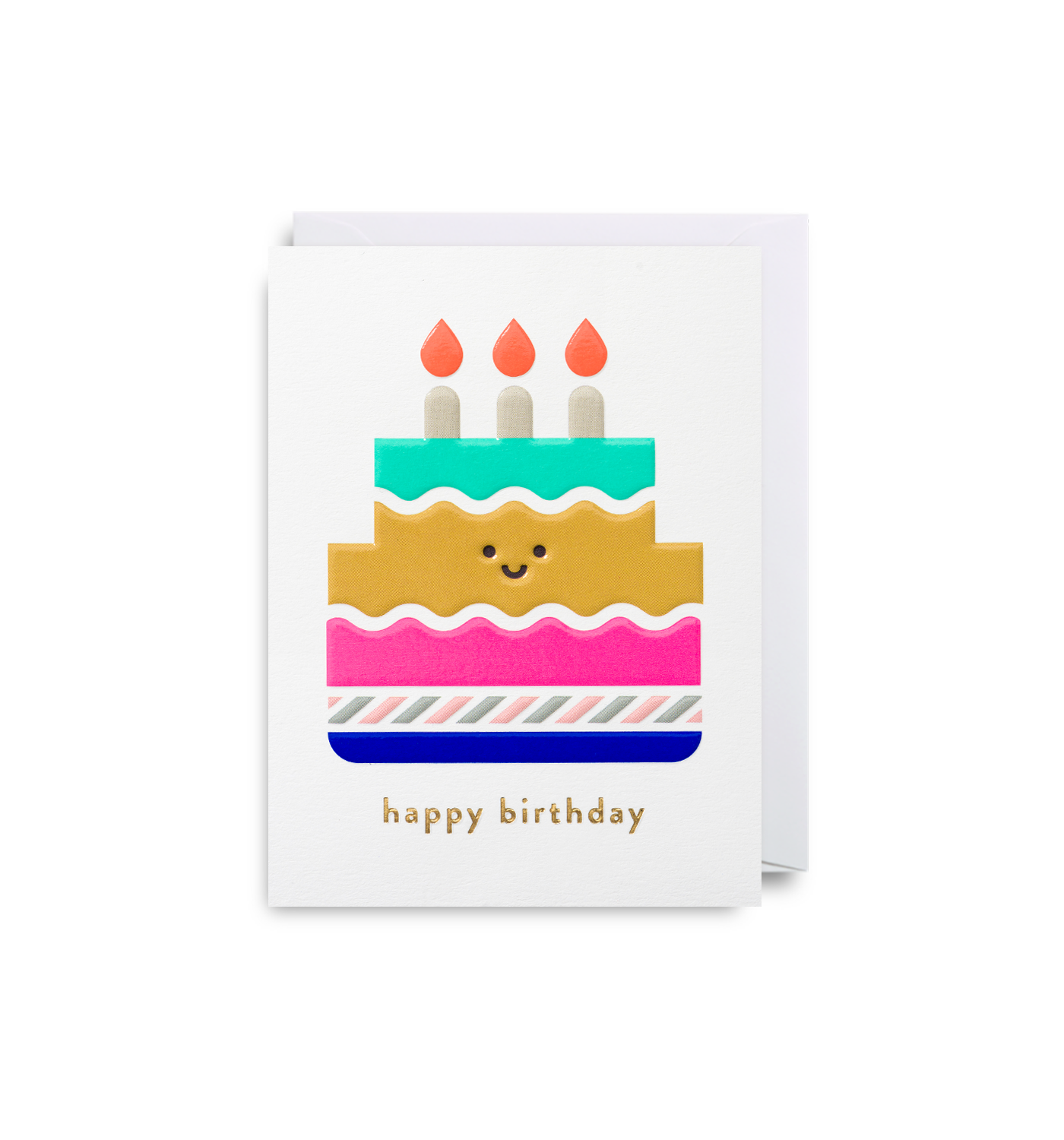 Happy Birthday Cake Mini Card