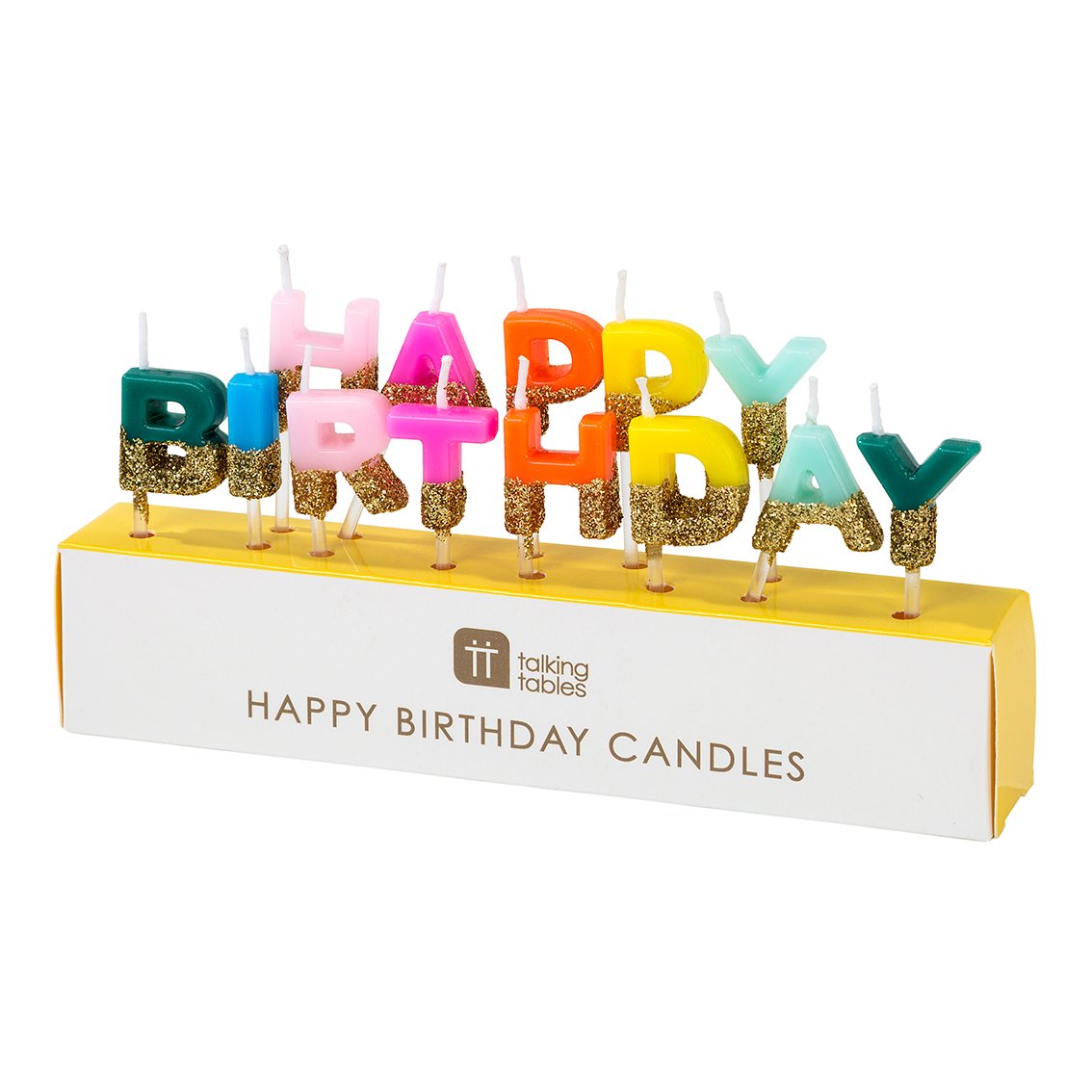 Happy Birthday Rainbow Cake Candles