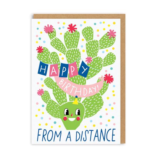 Happy Birthday From A Distance Card