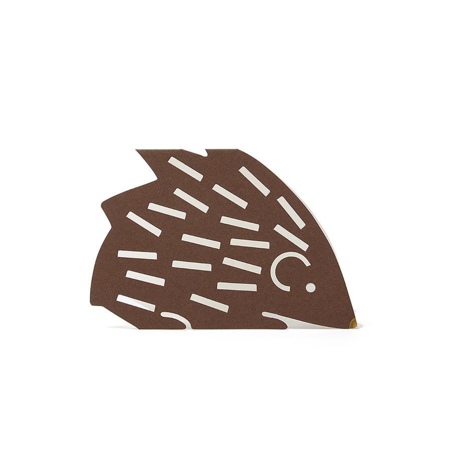 Hedgehog Die Cut Card