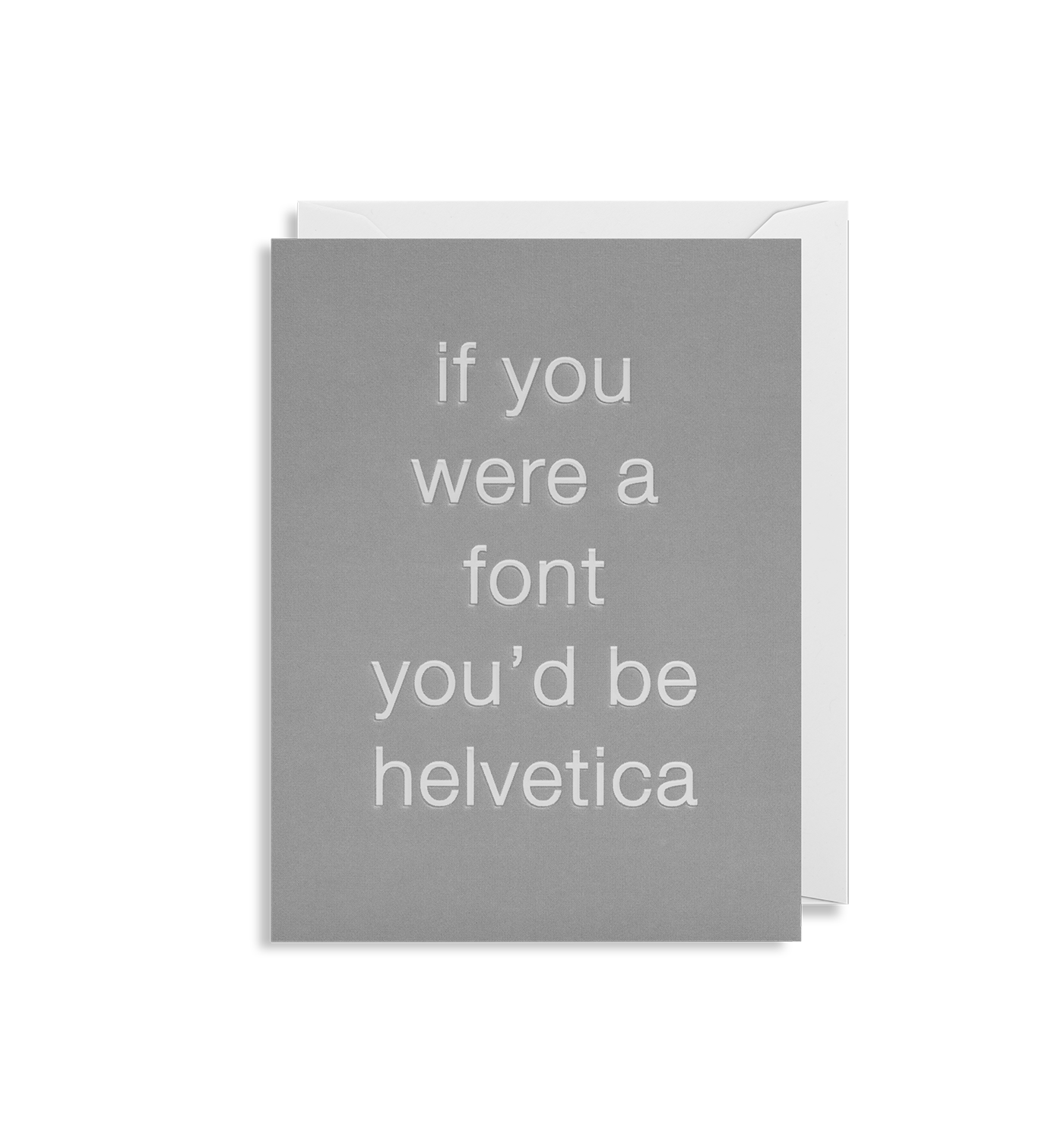 If You Were A Font Mini Card