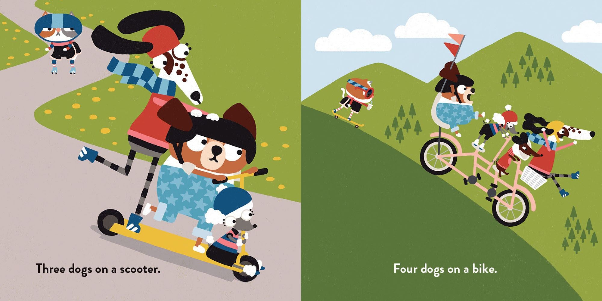 Two Dogs On A Trike