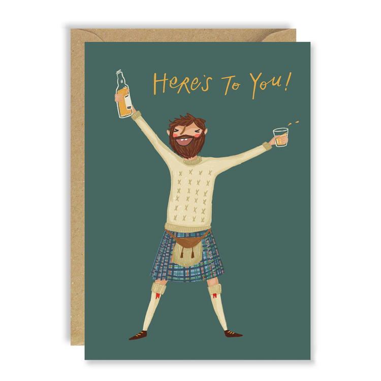 Here's To You Birthday Card