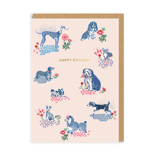 Cath Kidston Dogs Birthday Card
