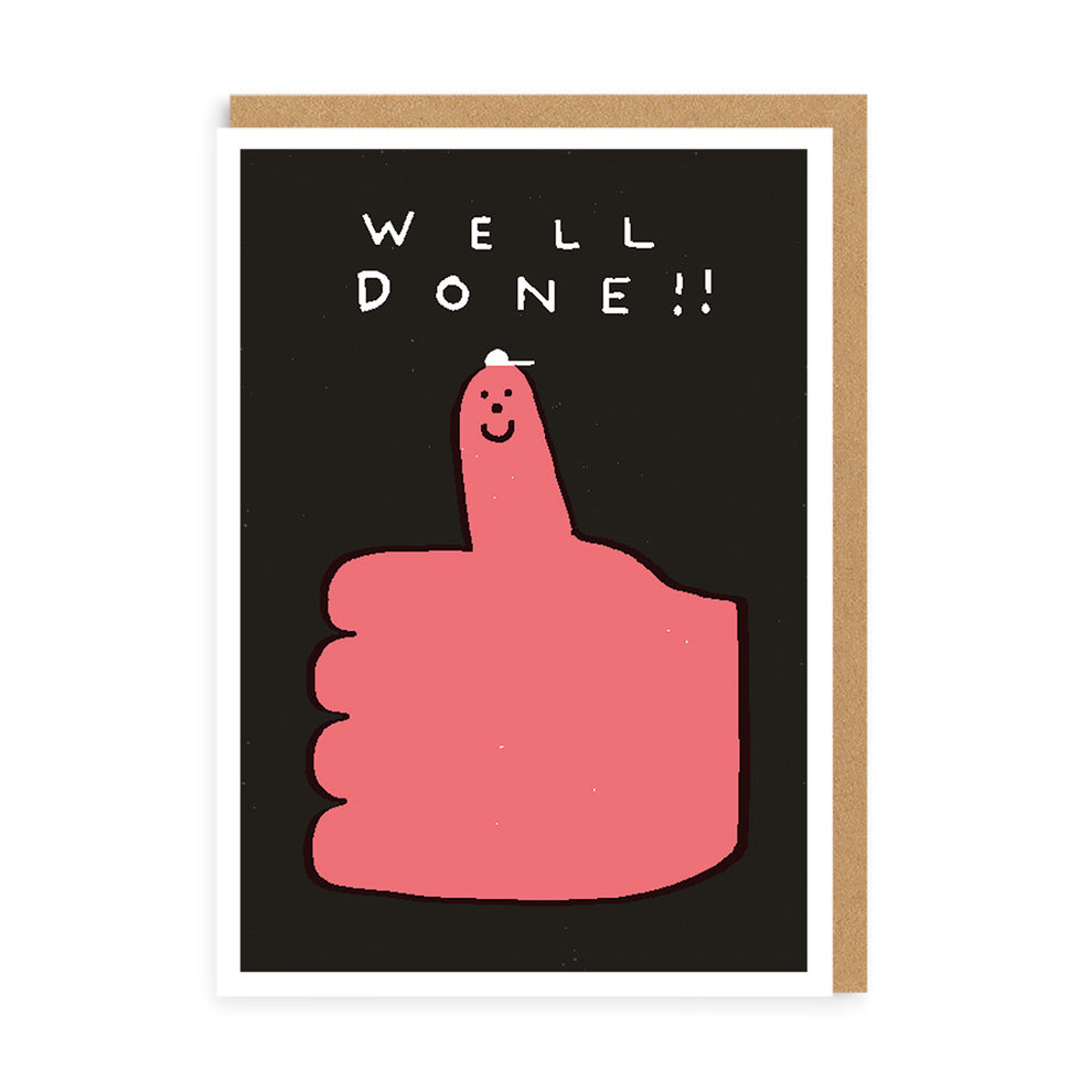 Thumbs Up Well Done Card