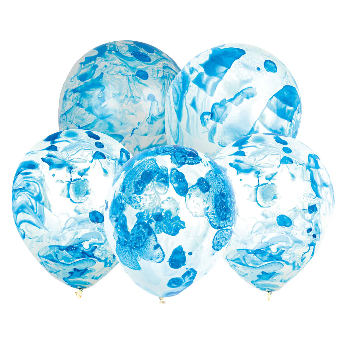 Marble Balloons - Blue
