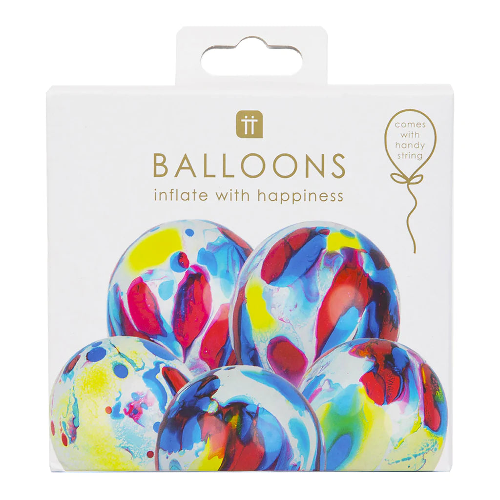 Marble Balloons - Multi Colour