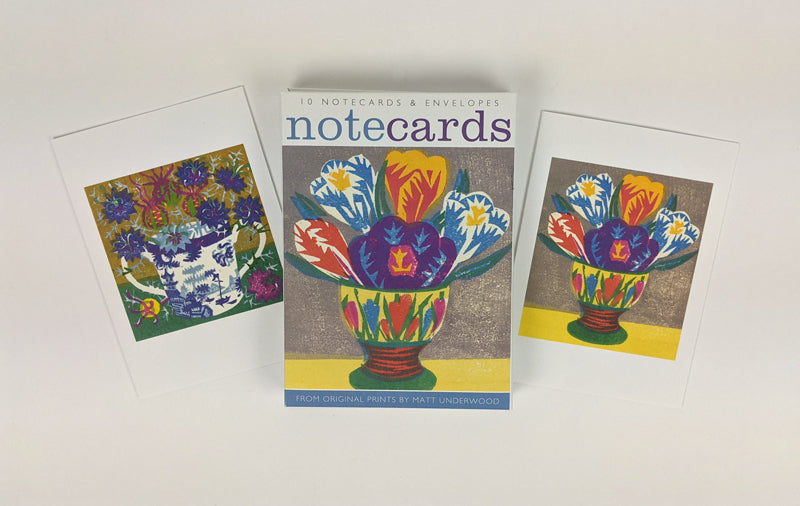 10 Flower Notecards and Envelopes by Matt Underwood
