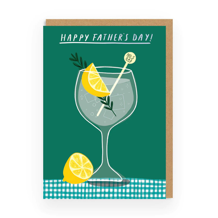Gin Father's Day Card