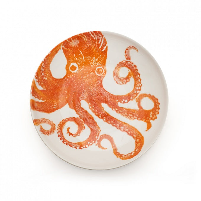 Orange Octopus Supper Bowl