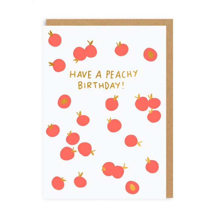 Peachy Birthday Card