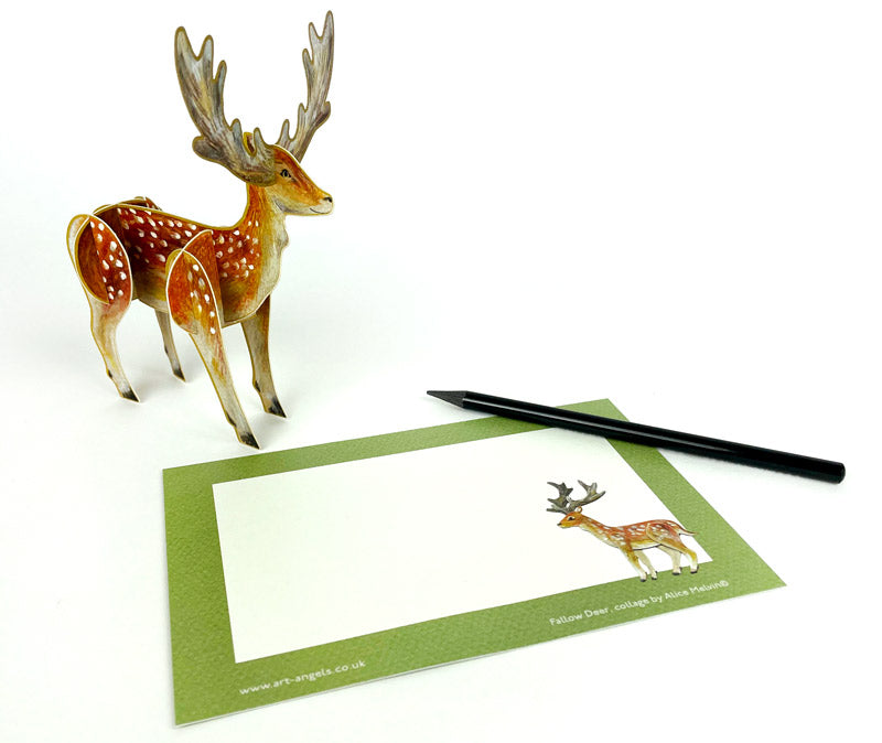 Alice Melvin - Fallow Deer Pop-Out Creature Card