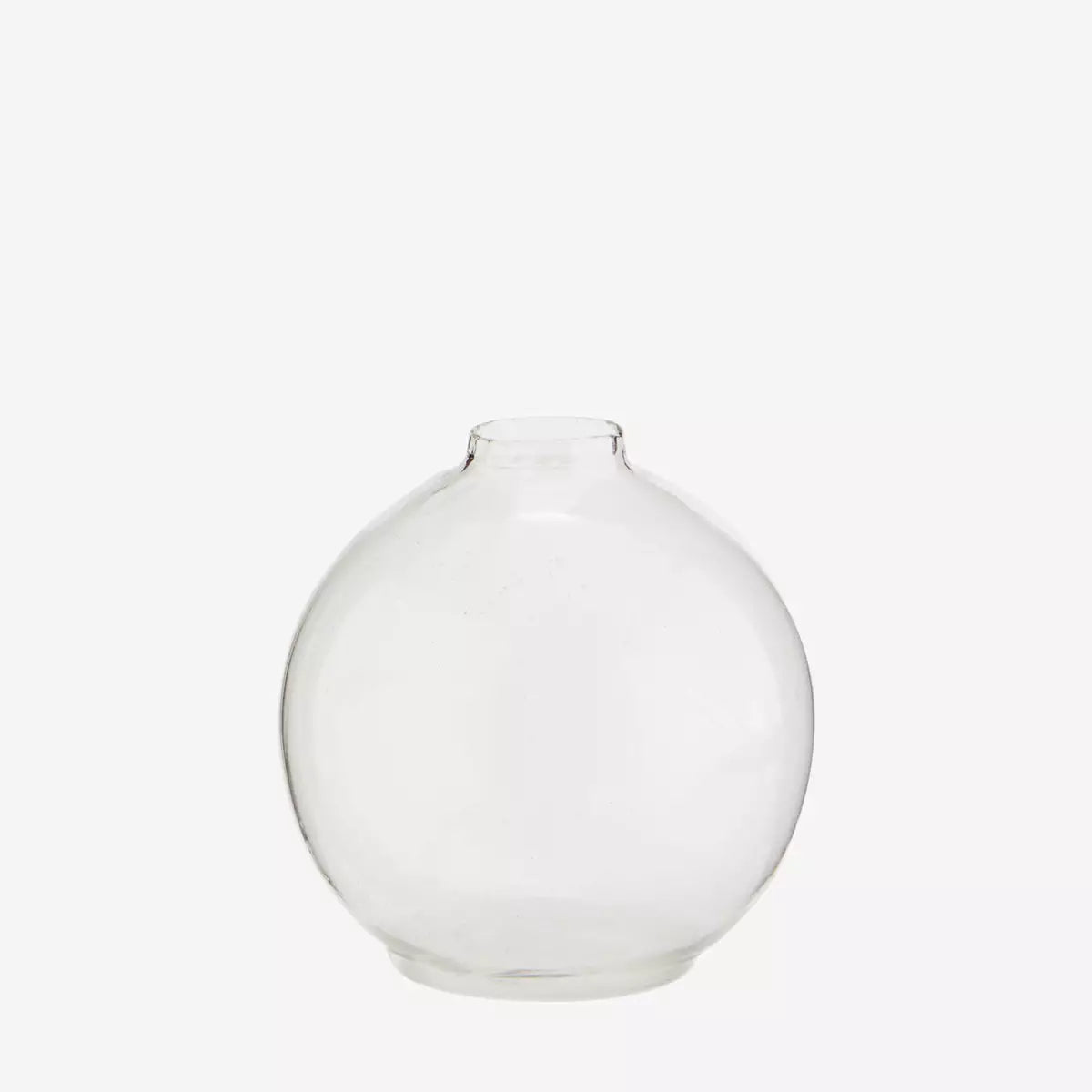 Small Round Glass Bud Vase
