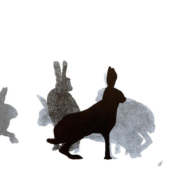 Large Hare Art Print