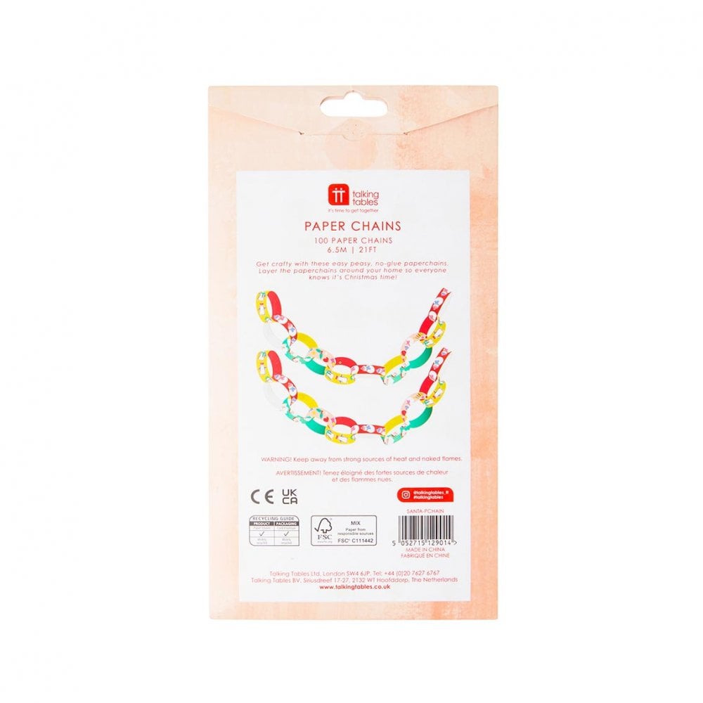 Santa Paperchain Kit