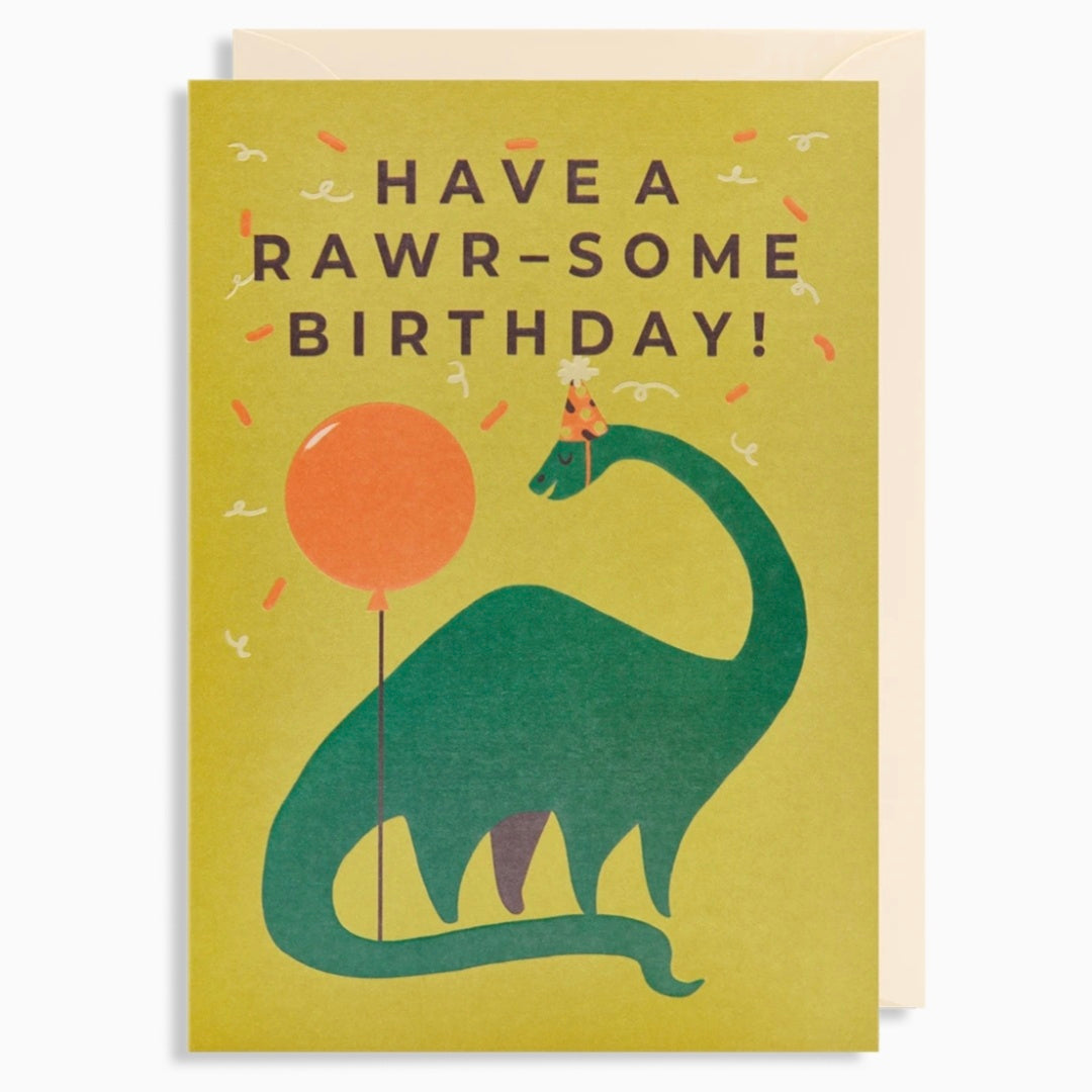Have A Rawr-Some Birthday! Dinosaur Card