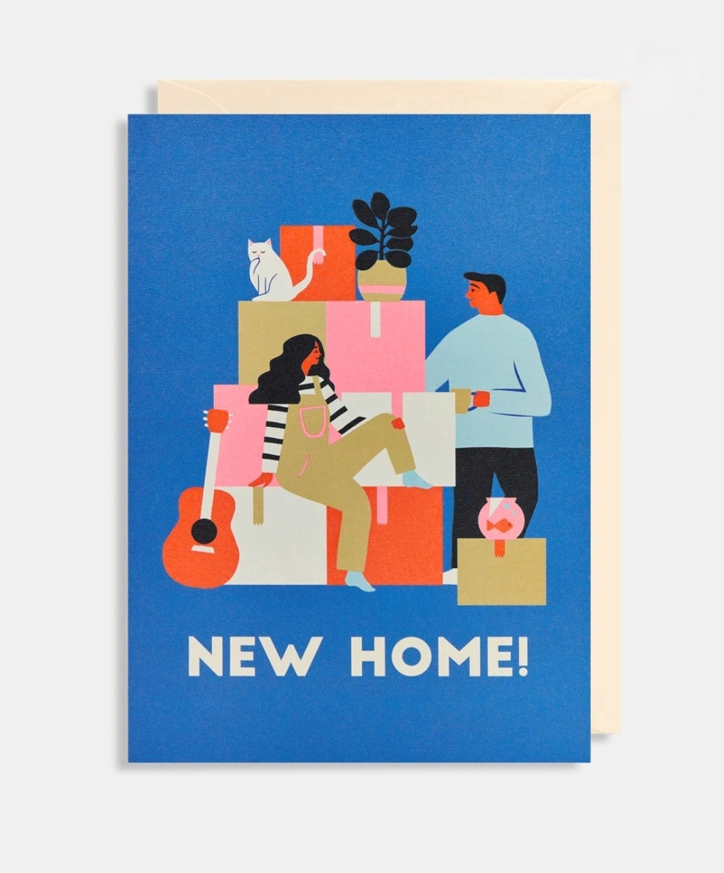 New Home!  - Illustrated card by Naomi Wilkinson