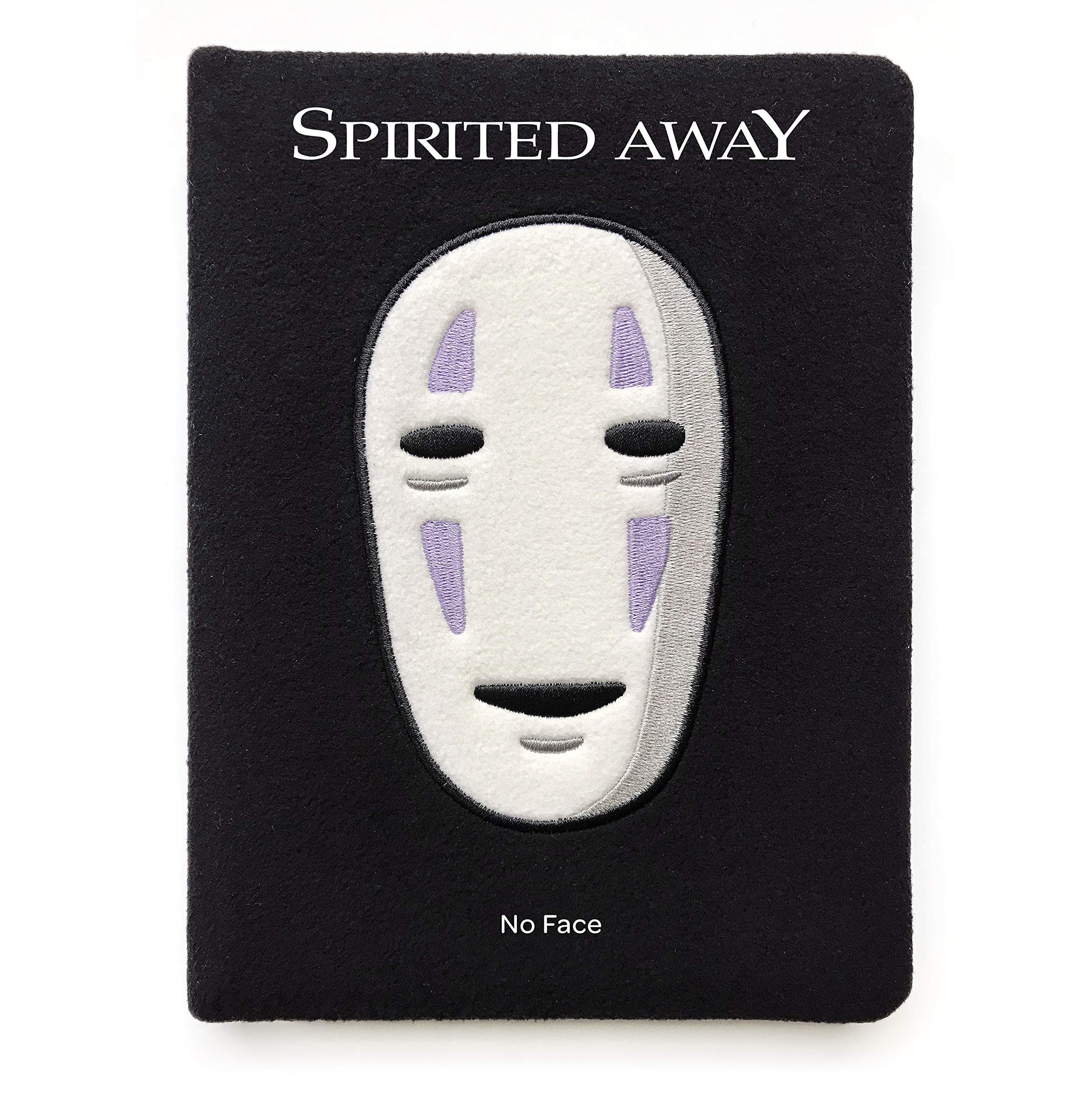 Spirited Away No Face Plush Covered Notebook
