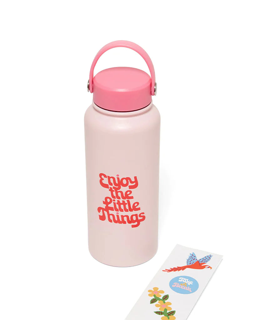 Stainless Steel Reusable Water Bottle - Enjoy The Little Things