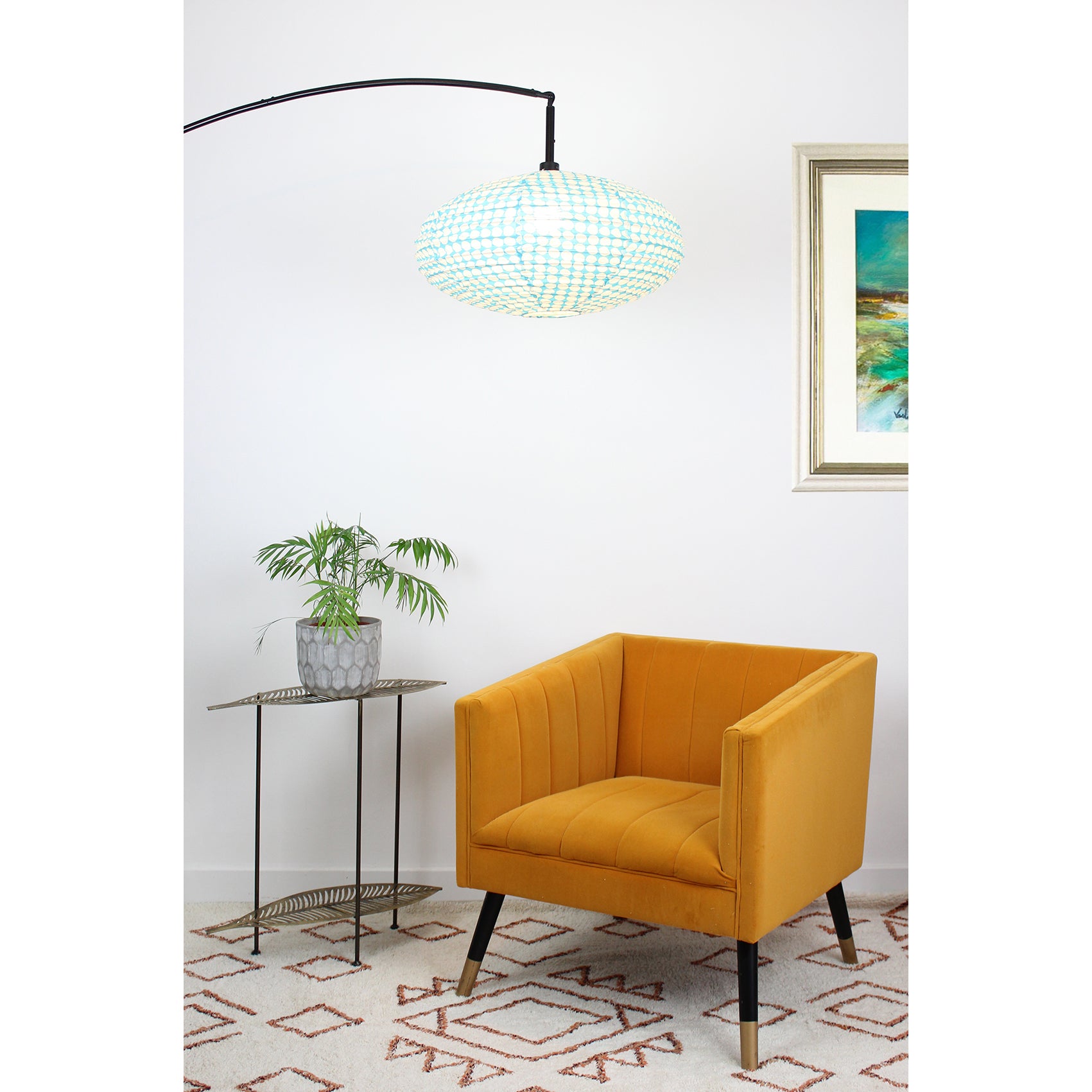 Square cream sale lampshades