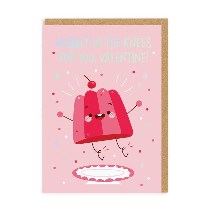 Wobbly In The Knees Valentine's Card