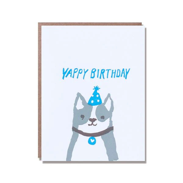 Yappy Birthday Card
