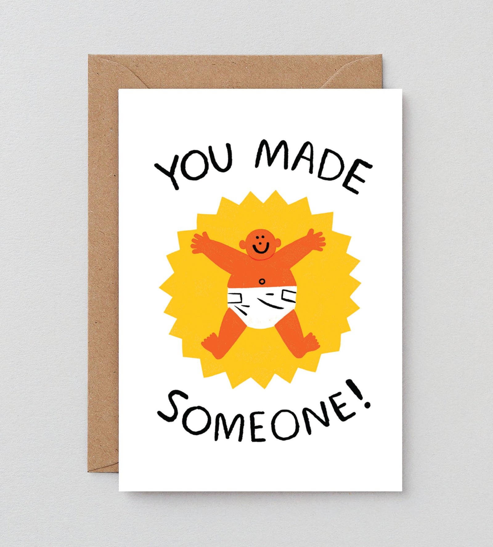 You Made Someone New Baby Card