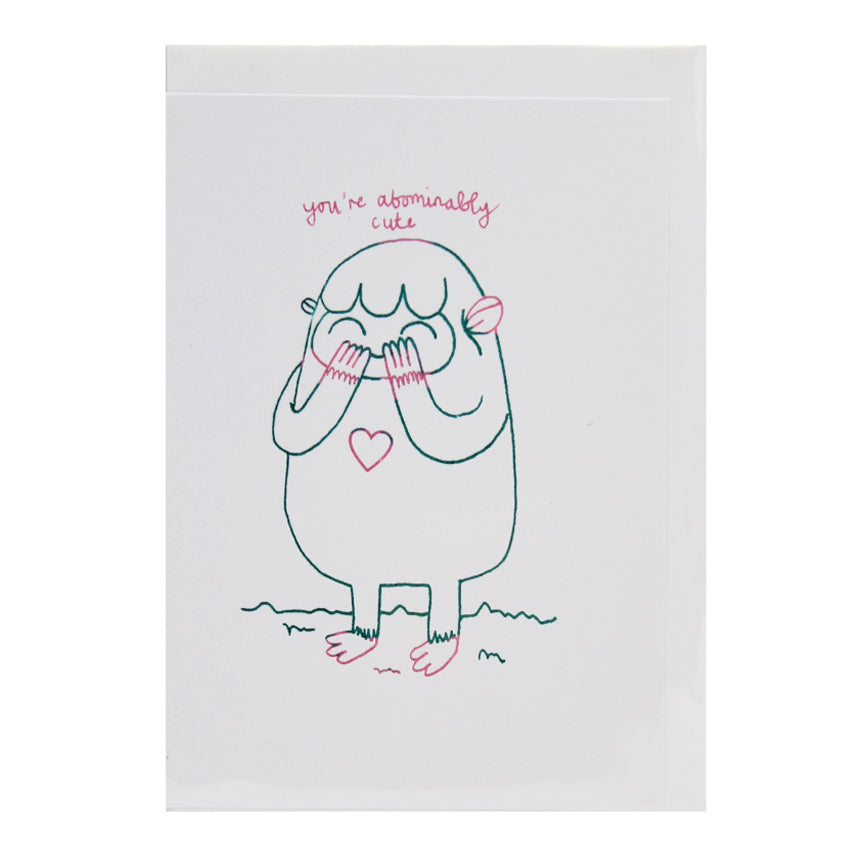 You're Abominably Cute Card