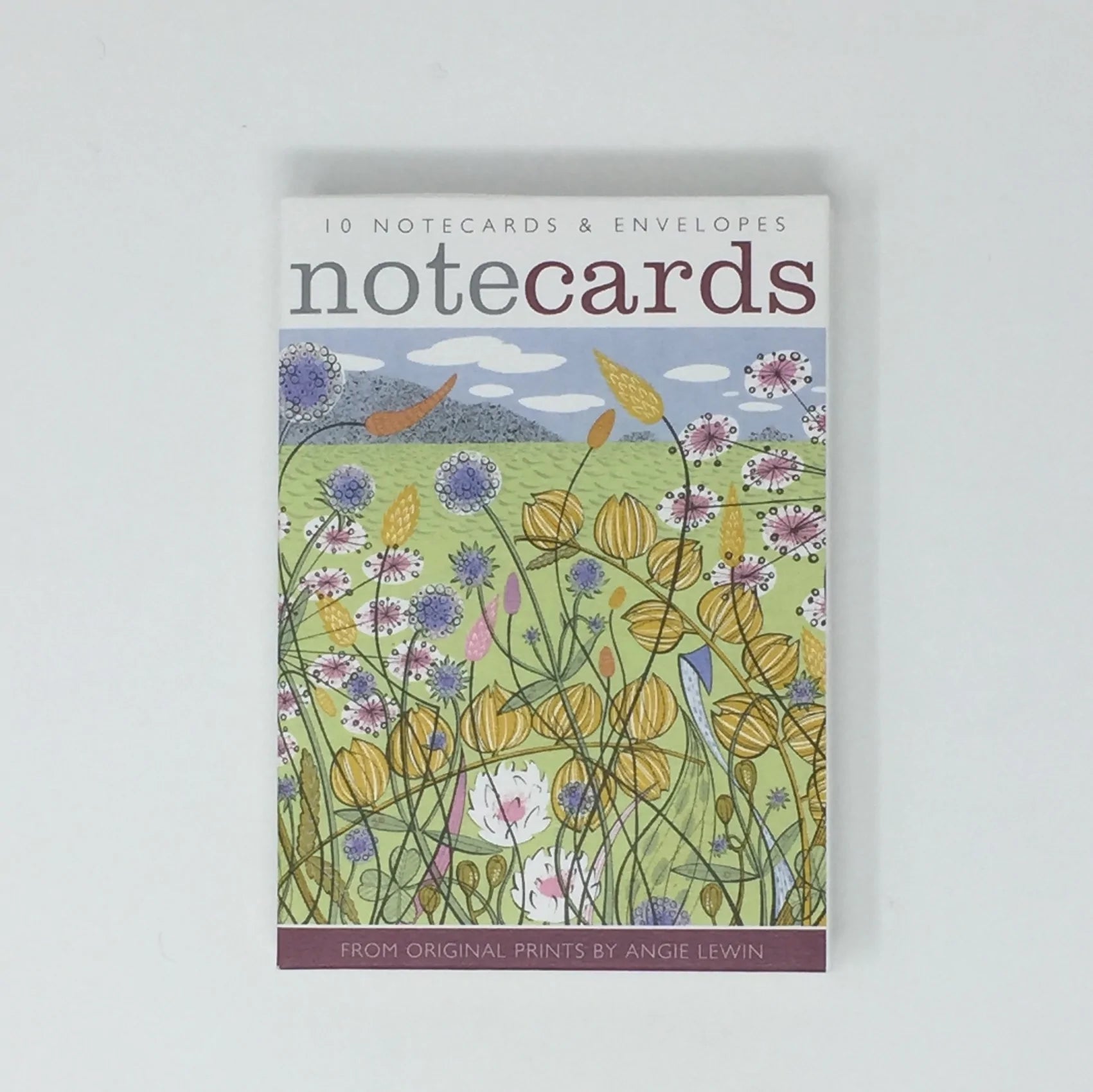 10 Floral Notecards and Envelopes by Angie Lewin