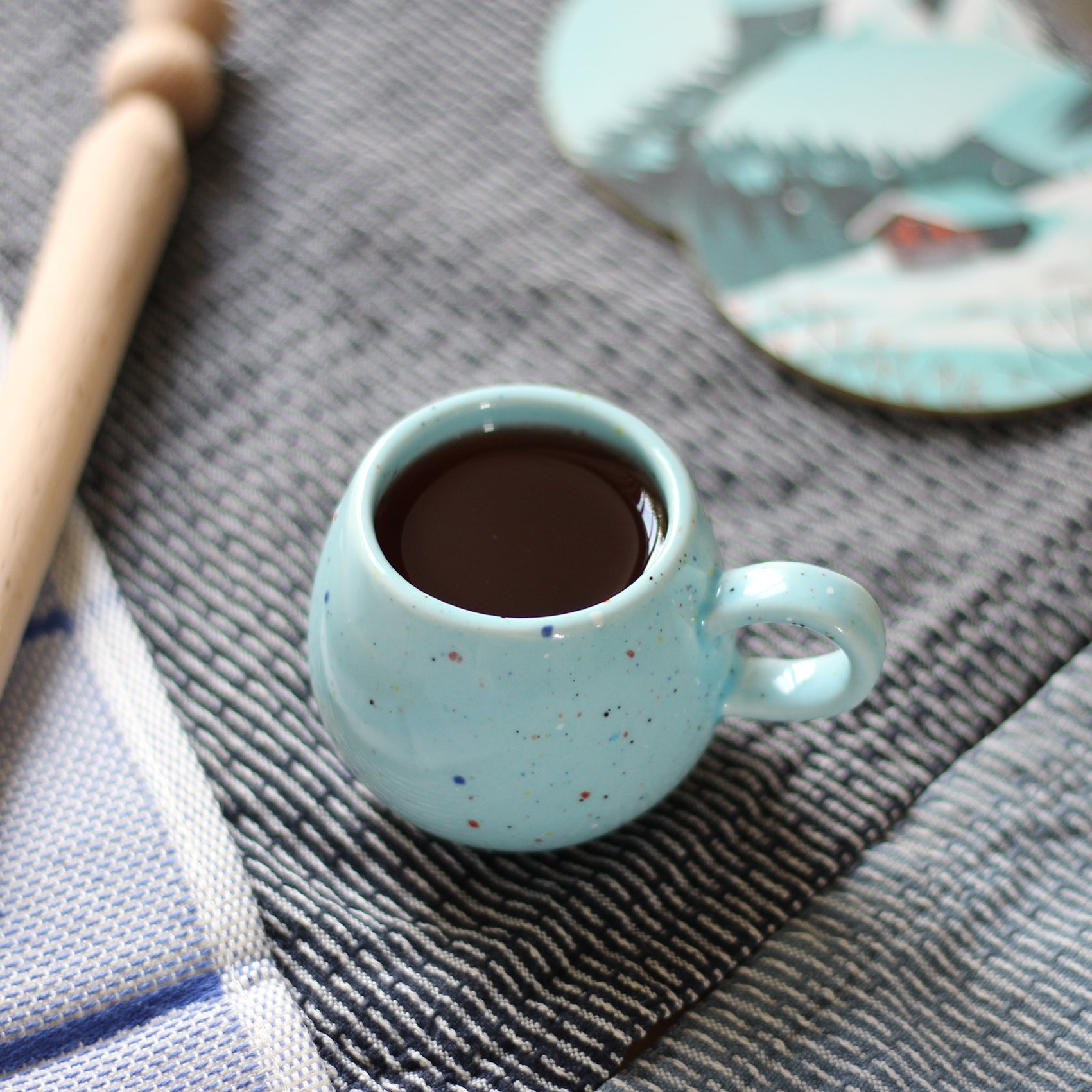 Blue Party Espresso Mug