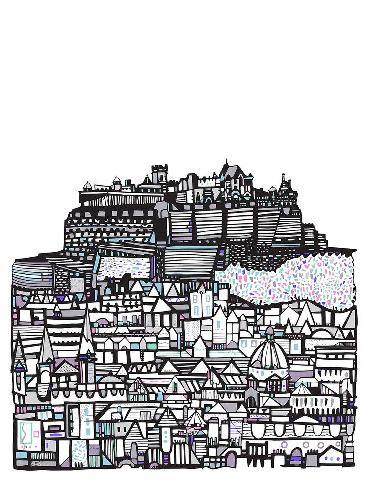 Small Castle City Art Print