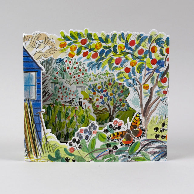 Emily Sutton - Orchard Allotment Pop-Up Card
