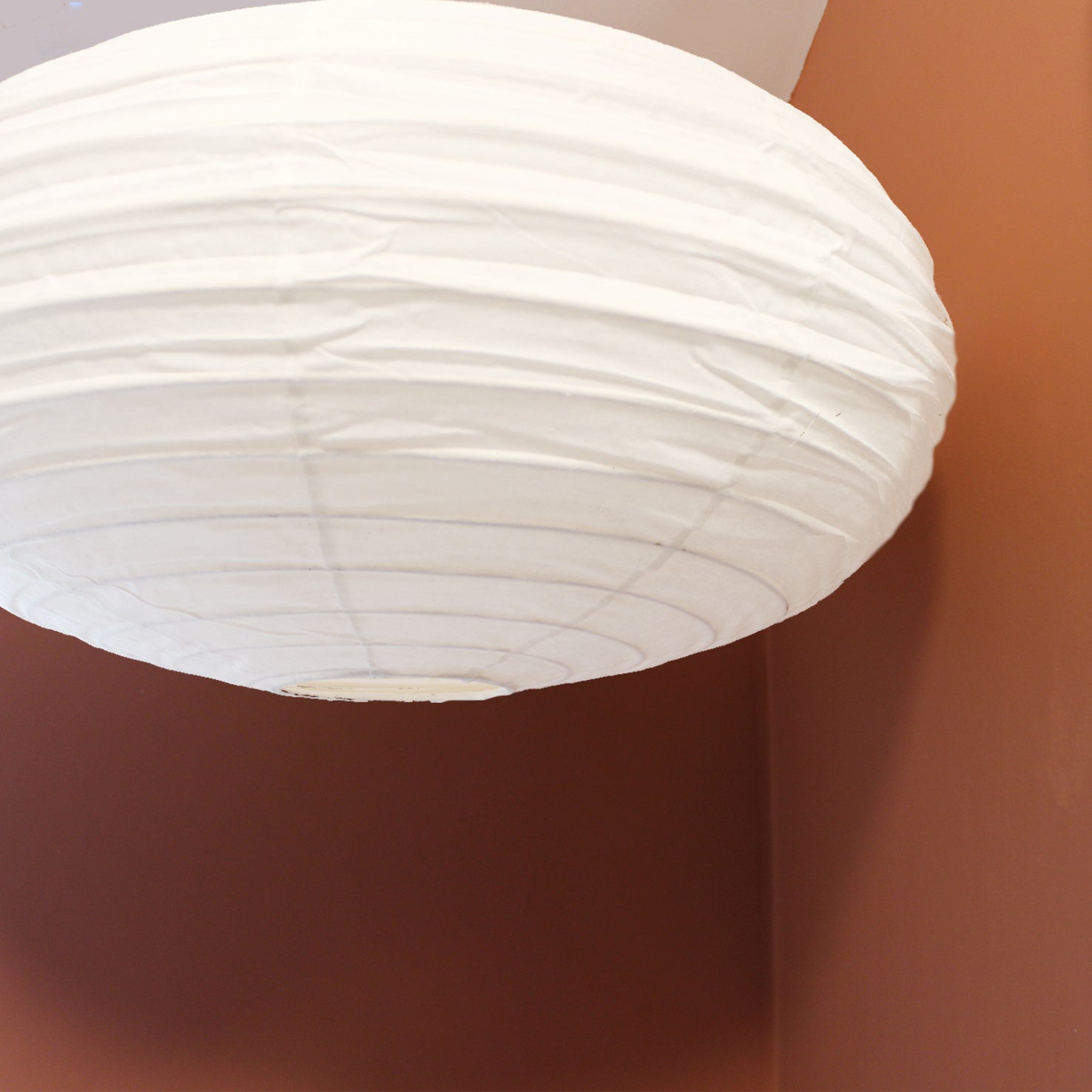 Large 80cm Cream Cotton Pendant Lampshade